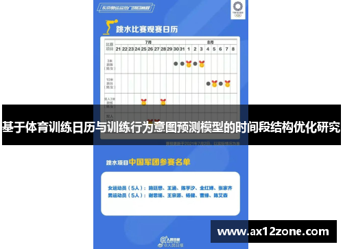 基于体育训练日历与训练行为意图预测模型的时间段结构优化研究